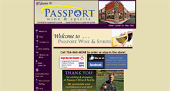 Desktop Screenshot of passportwineandspirits.com